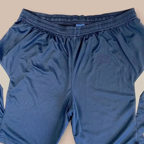 Reebok Athletic Workout Training Gym Shorts Activewear Jersey Size XL Navy White - Picture 3 of 12